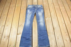 Vintage Y2K Miss Me Bedazzled Low Rise Jeans Size 26x33