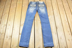 Vintage Y2K Miss Me Bedazzled Low Rise Jeans Size 26x33