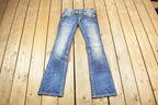Vintage Y2K Miss Me Bedazzled Low Rise Jeans Size 26x33