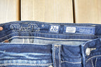 Vintage Y2K Miss Me Bedazzled Low Rise Jeans Size 26x33