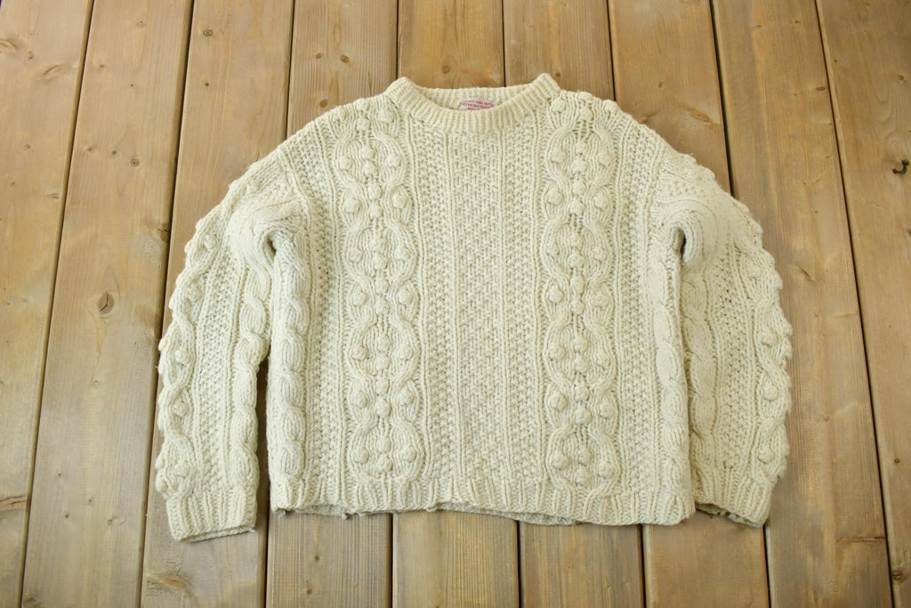 Vintage 1990s 100% Virgin Wool Knit Sweater