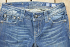 Vintage Y2K Miss Me Bedazzled Low Rise Jeans Size 26x33