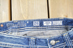 Vintage Y2K Miss Me Bedazzled Low Rise Jeans Size 26x33