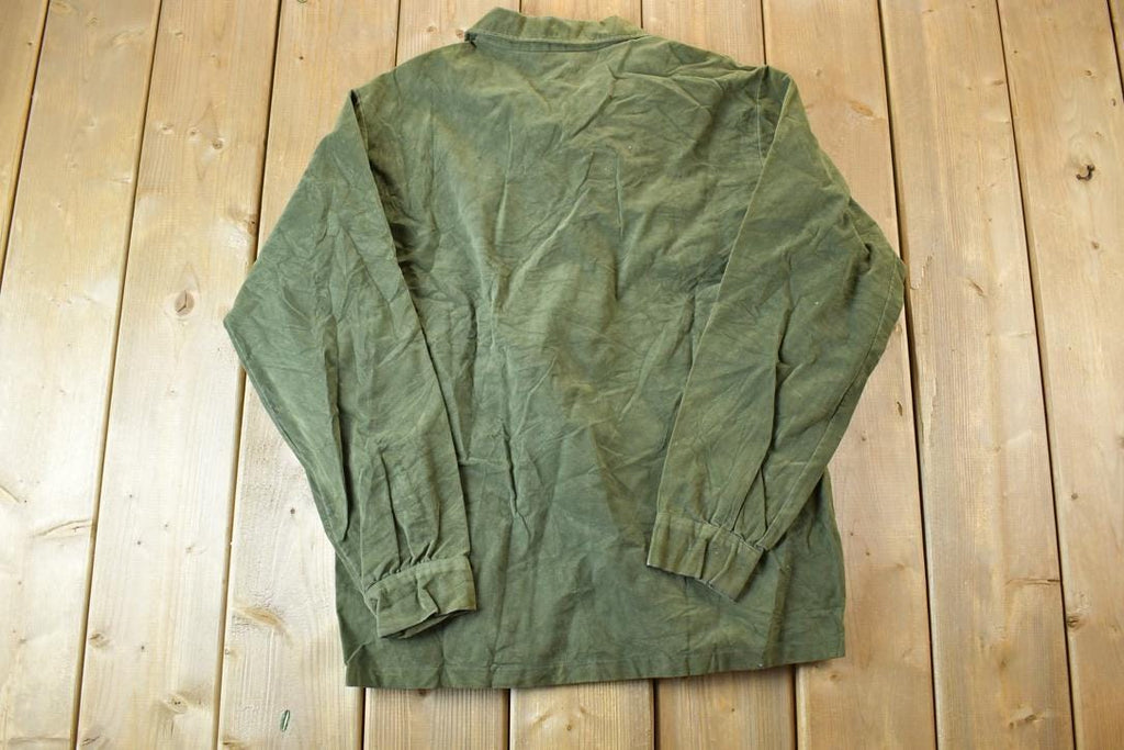 Vintage 1970s Bradfield Hippie Tie Up Collared Sweatshirt