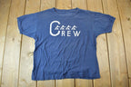 Vintage 1970s CREW Graphic Ringer T-Shirt