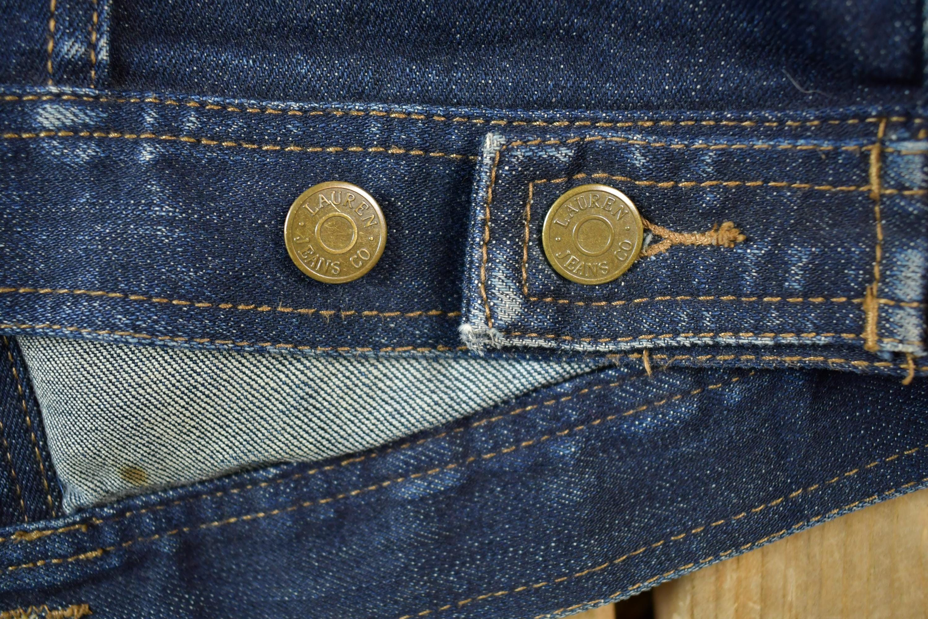 Vintage 1990s Lauren Jeans Co Ralph Lauren Jean Jacket Made In USA