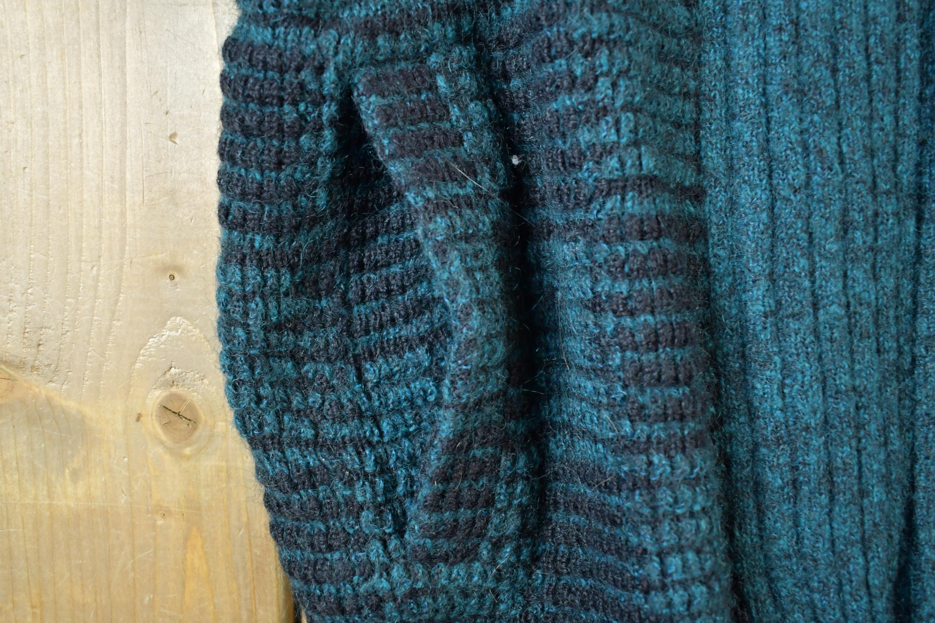 Vintage 1990s Knit Varsity Jacket Made In USA