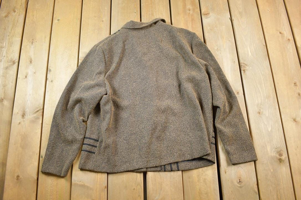 Vintage 1990s Kathy Lee Woman Knit Button Up Dinner Jacket