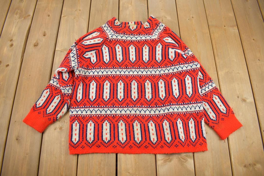 Vintage 1960s Champion Knitting Mills Pullover Knit Sweater