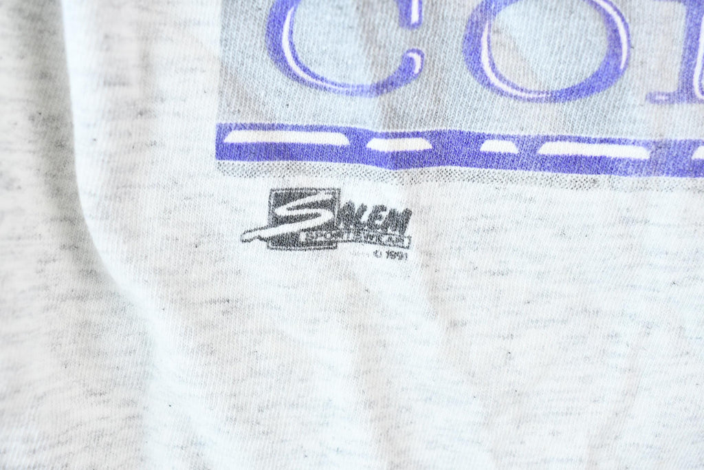 Vintage 1991 Colorado Rockies MLB Baseball Expansion Promotional Graphic T-Shirt