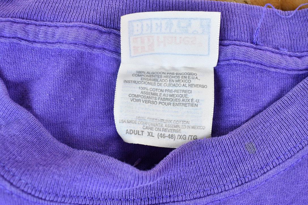 Vintage 1990s Purple The Big Wu Long Sleeve Graphic Band T-Shirt