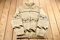 Vintage 1970s Cowichan Curling Sweater