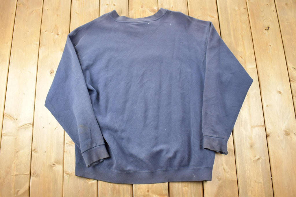 Vintage 1990s Nike Embroidered Mini Swoosh Crewneck Sweatshirt