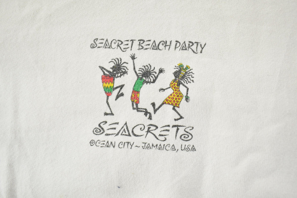 Vintage 1990s Ocean City Jamaica Seacrets Heavyweight Crewneck Sweatshirt