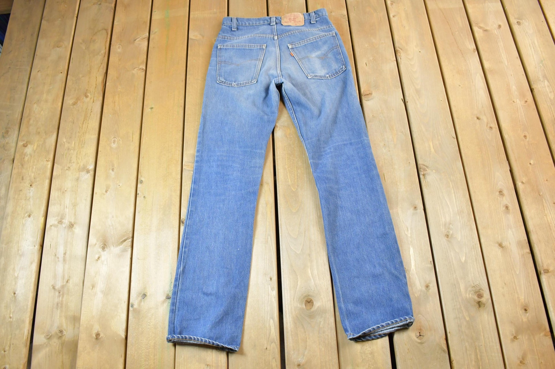Vintage 1990s Levis Denim Jeans Orange Tab Size Size 31 x 34