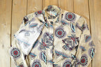 Vintage 1980s Wrangler Western Style Snap Button Shirt