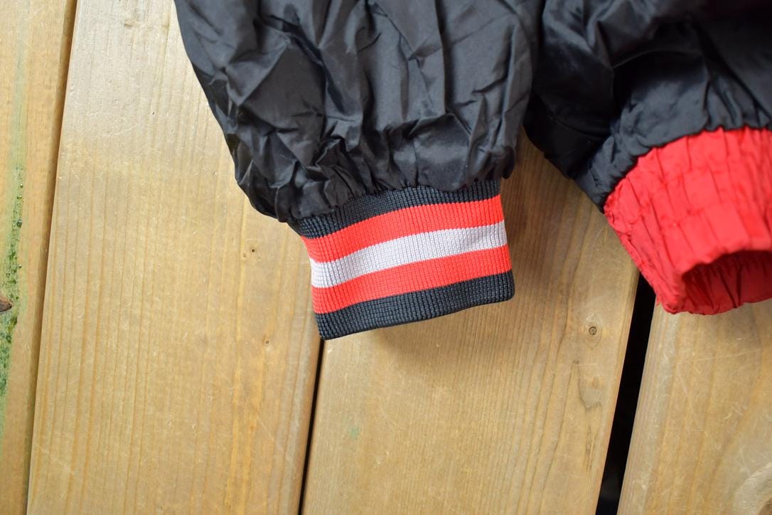 Vintage 1990s Buffalo Sabres Reversible Quarter Zip NHL Hockey Pullover Jacket