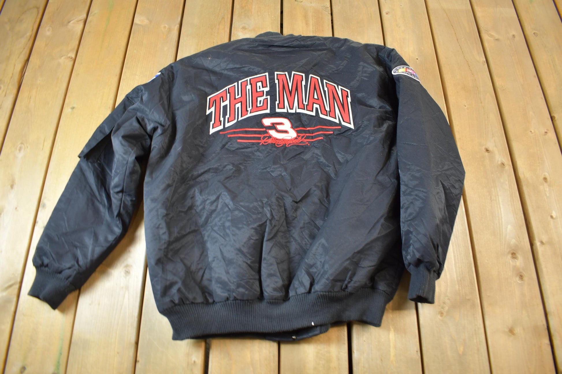 Vintage 1990s Dale Earnhardt Nascar Bomber Jacket