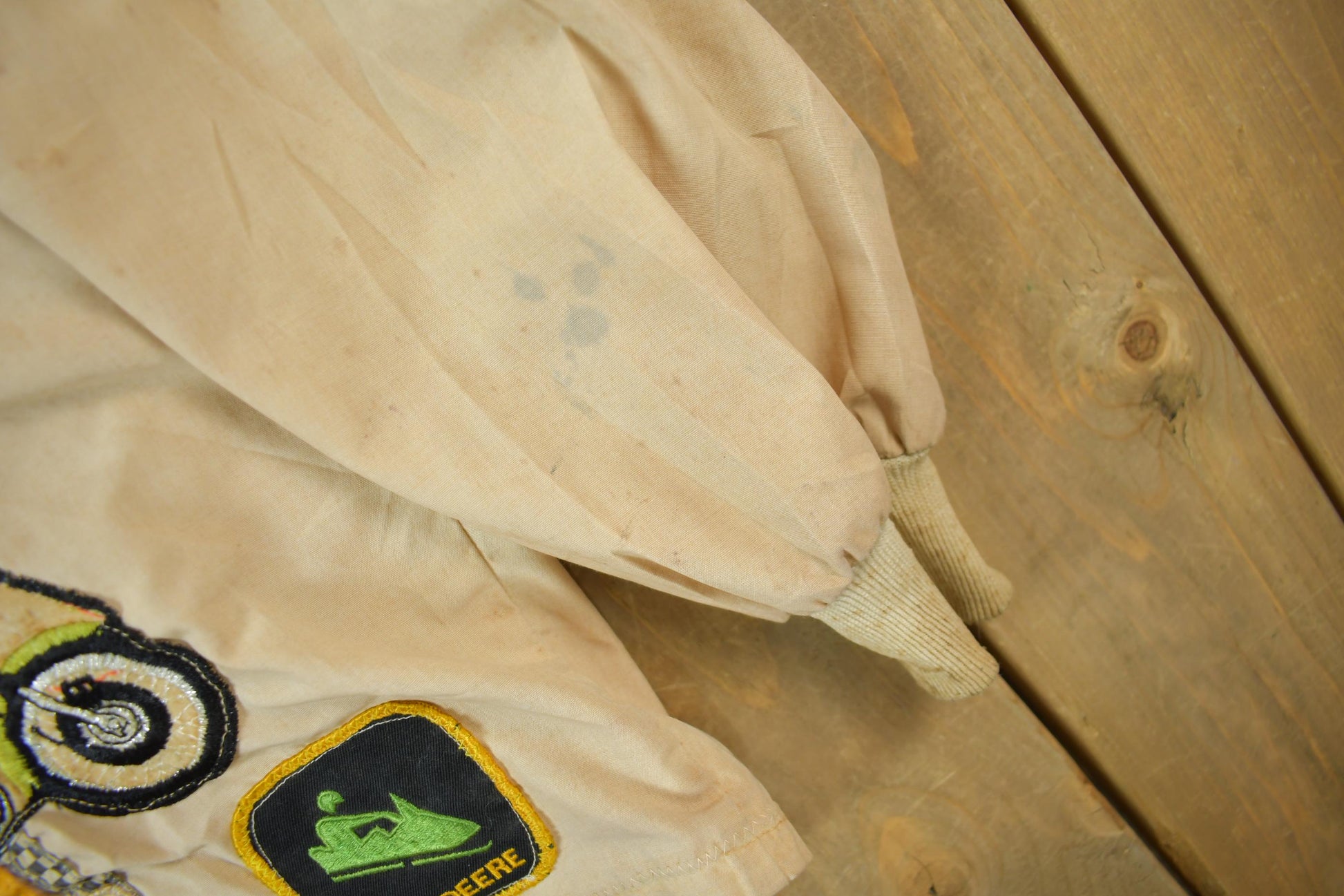 Vintage 1970s Custom Racing Patchwork Jacket