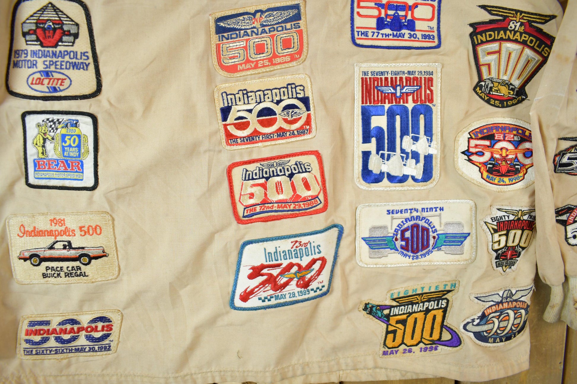 Vintage 1970s Custom Racing Patchwork Jacket