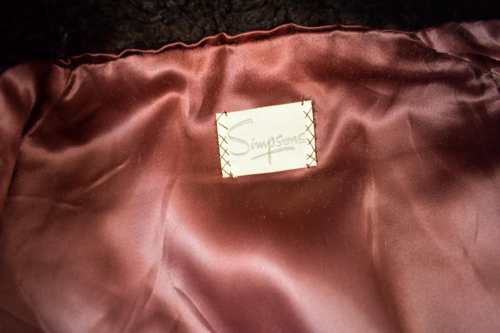 Vintage 1960s Simpsons Sheered Beaver Fur Coat