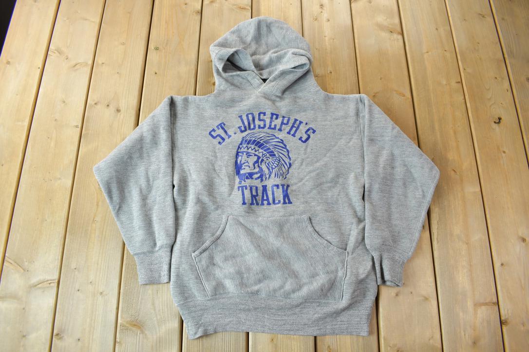 Vintage 1960s St Joseph's Track Double Faced Hoodie