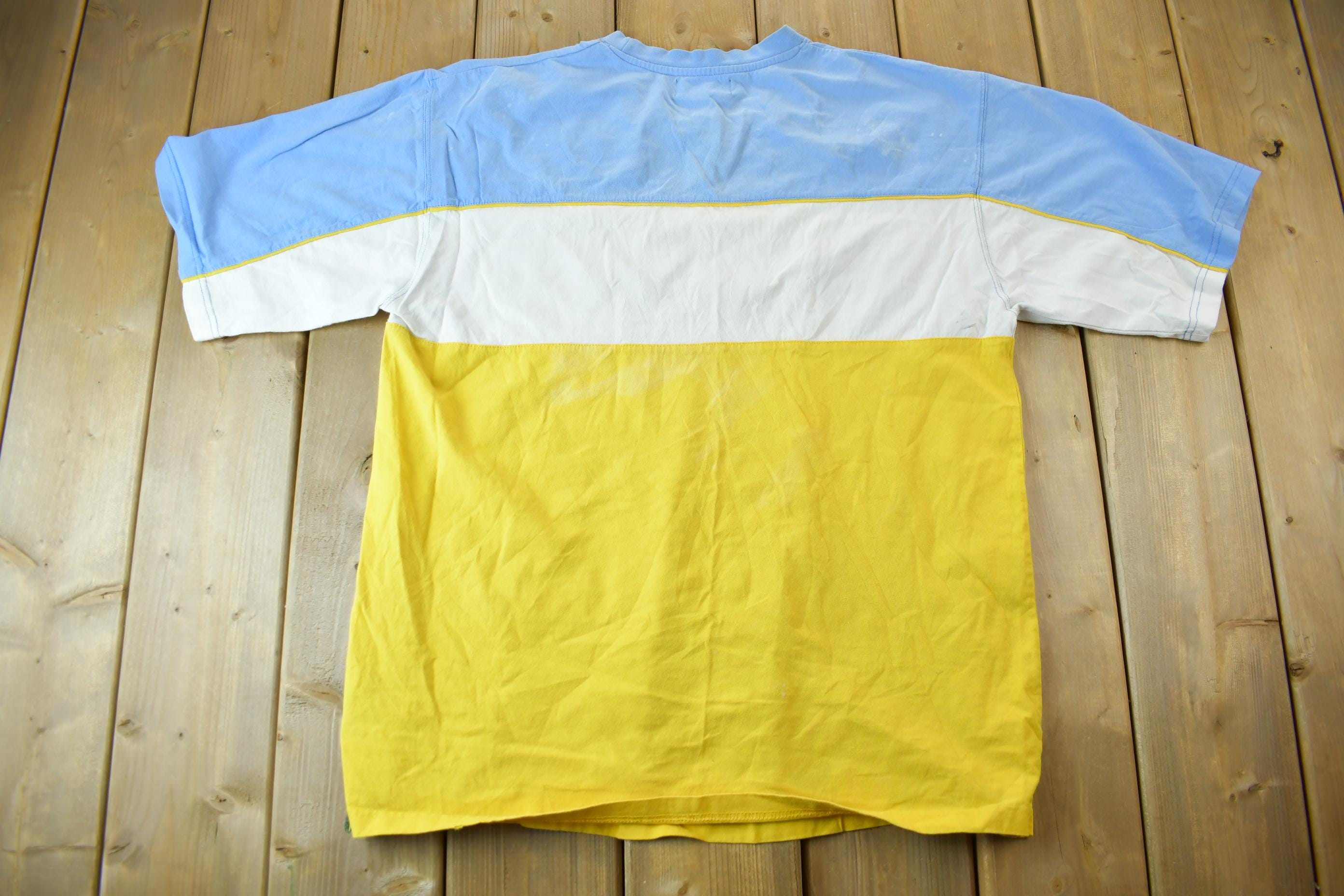 Vintage Y2K Exco Jeans Color Block T-Shirt