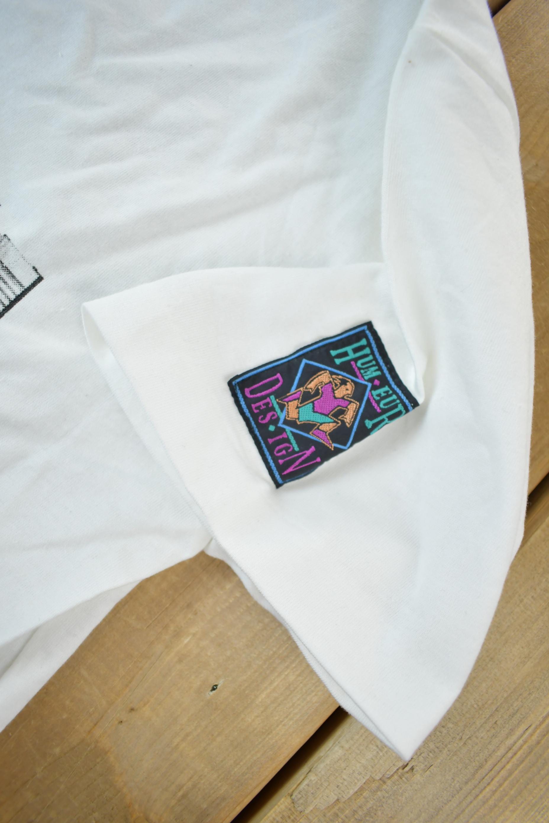 Vintage 1980s 930 CJCA Radio Station Graphic T-Shirt