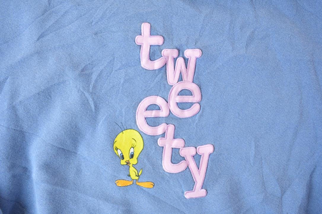 Vintage 1990s Looney Toons Tweety Bird Crewneck Sweatshirt