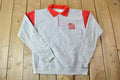 Vintage 1990s Long Lake Bear Collared Crewneck Sweatshirt