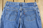 Vintage 1990s Levis 550 Relaxed Fit Tapered Leg Denim Jeans Size 30 x 27