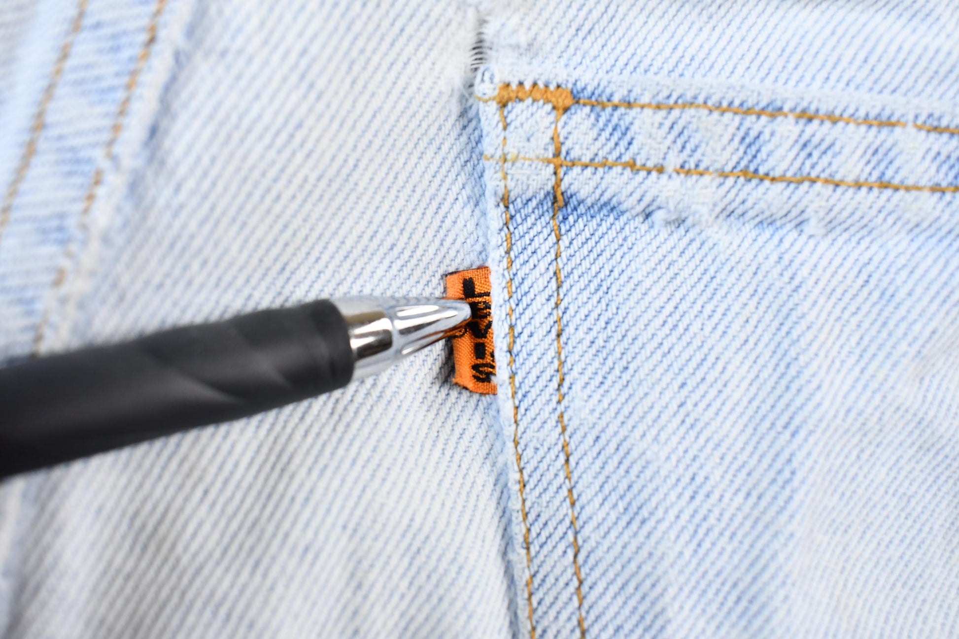 Vintage 1990s Light Wash Levis Cutoff Jean Shorts Size 30 x 10