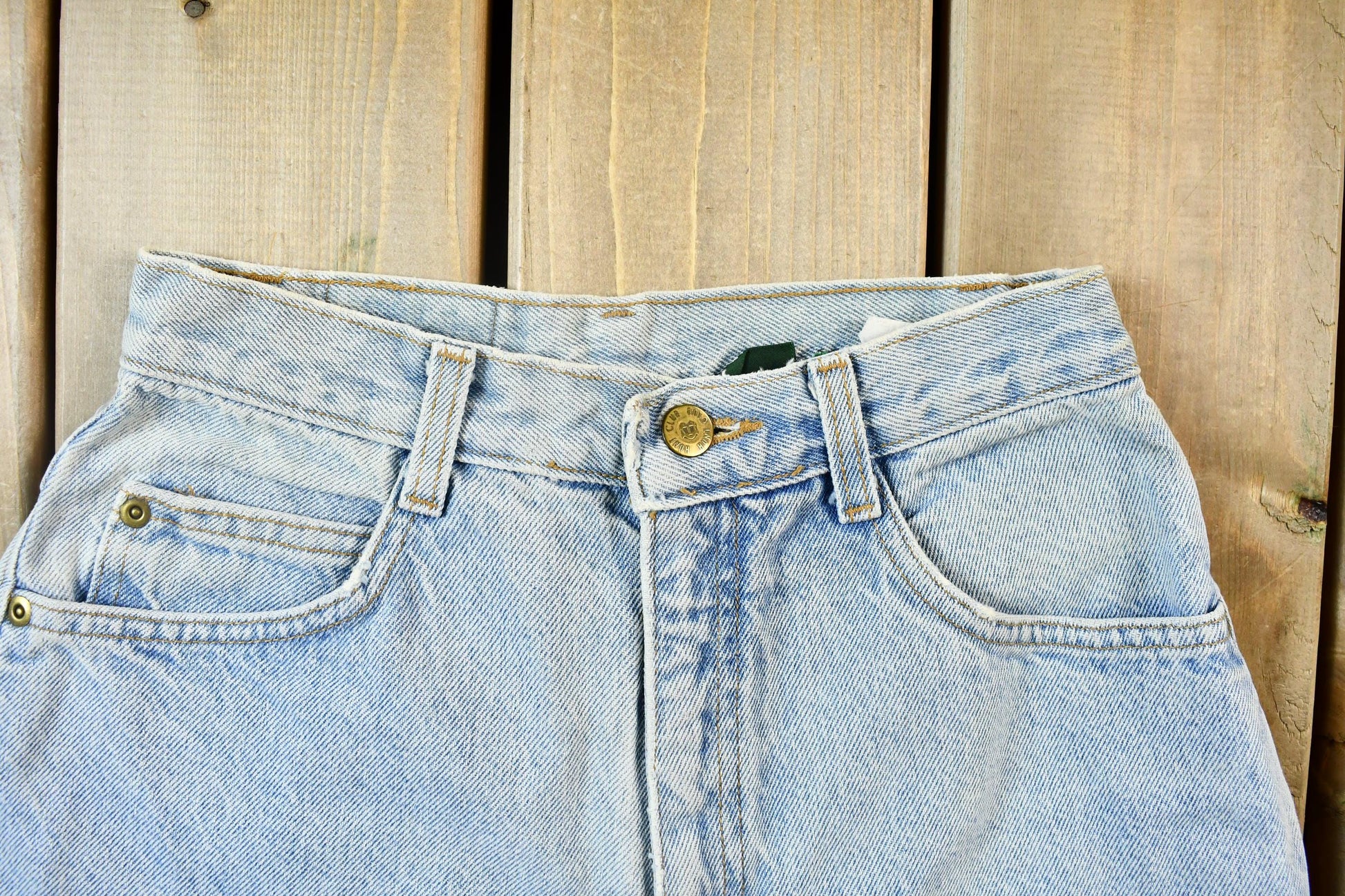 Vintage 1990s Light Wash Hunt Club Jean Shorts Size 26 x 8