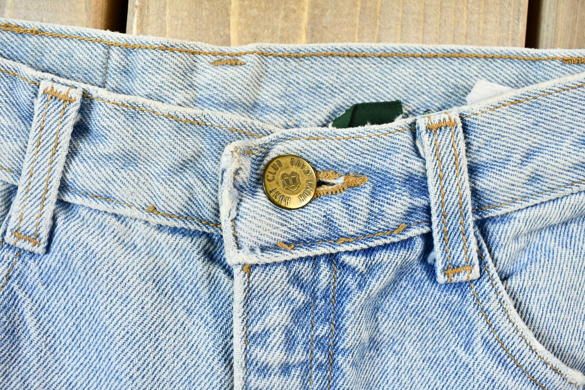 Vintage 1990s Light Wash Hunt Club Jean Shorts Size 26 x 8
