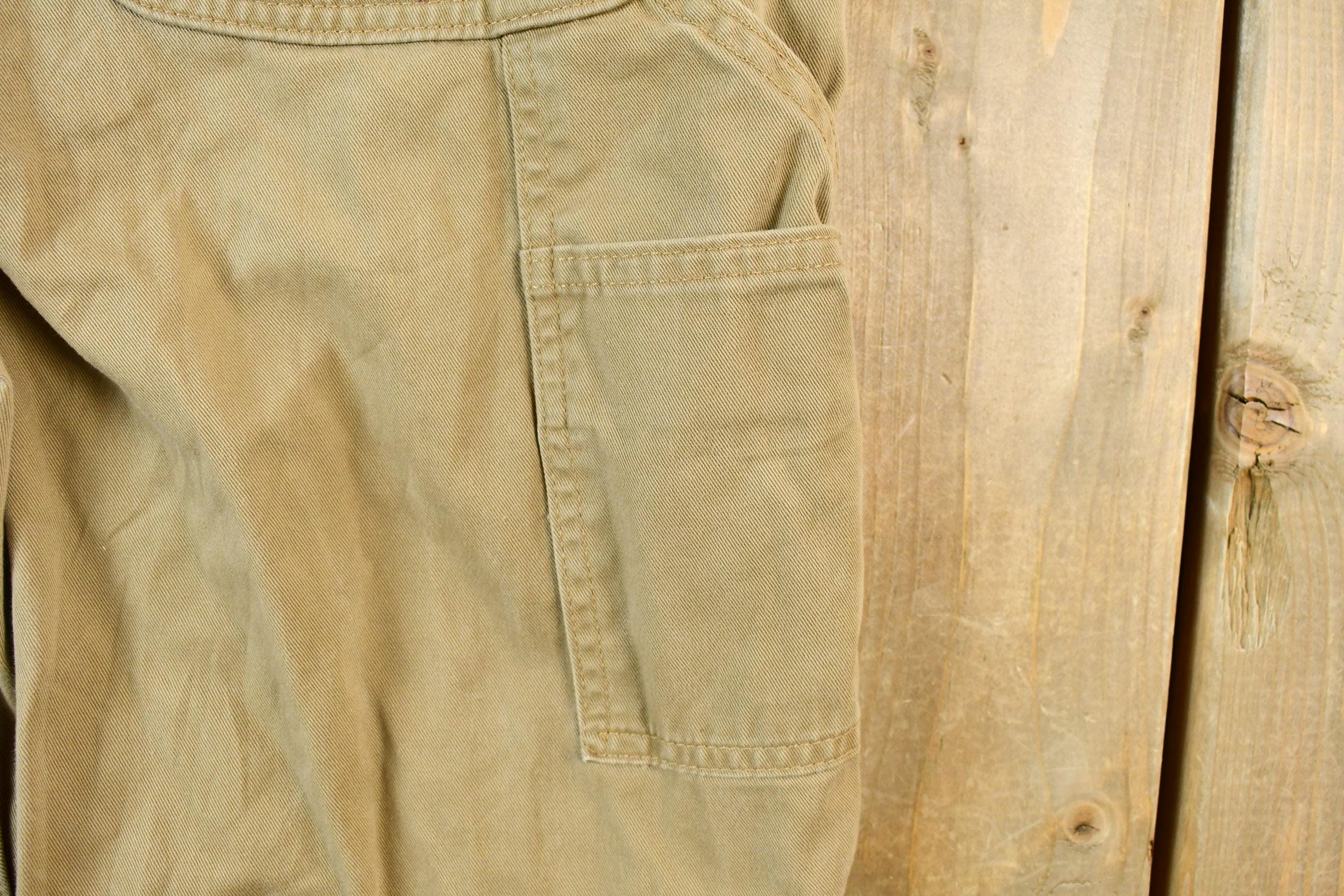 Vintage 1990s Light Tan Carhartt Work Pants Size 32 x 28