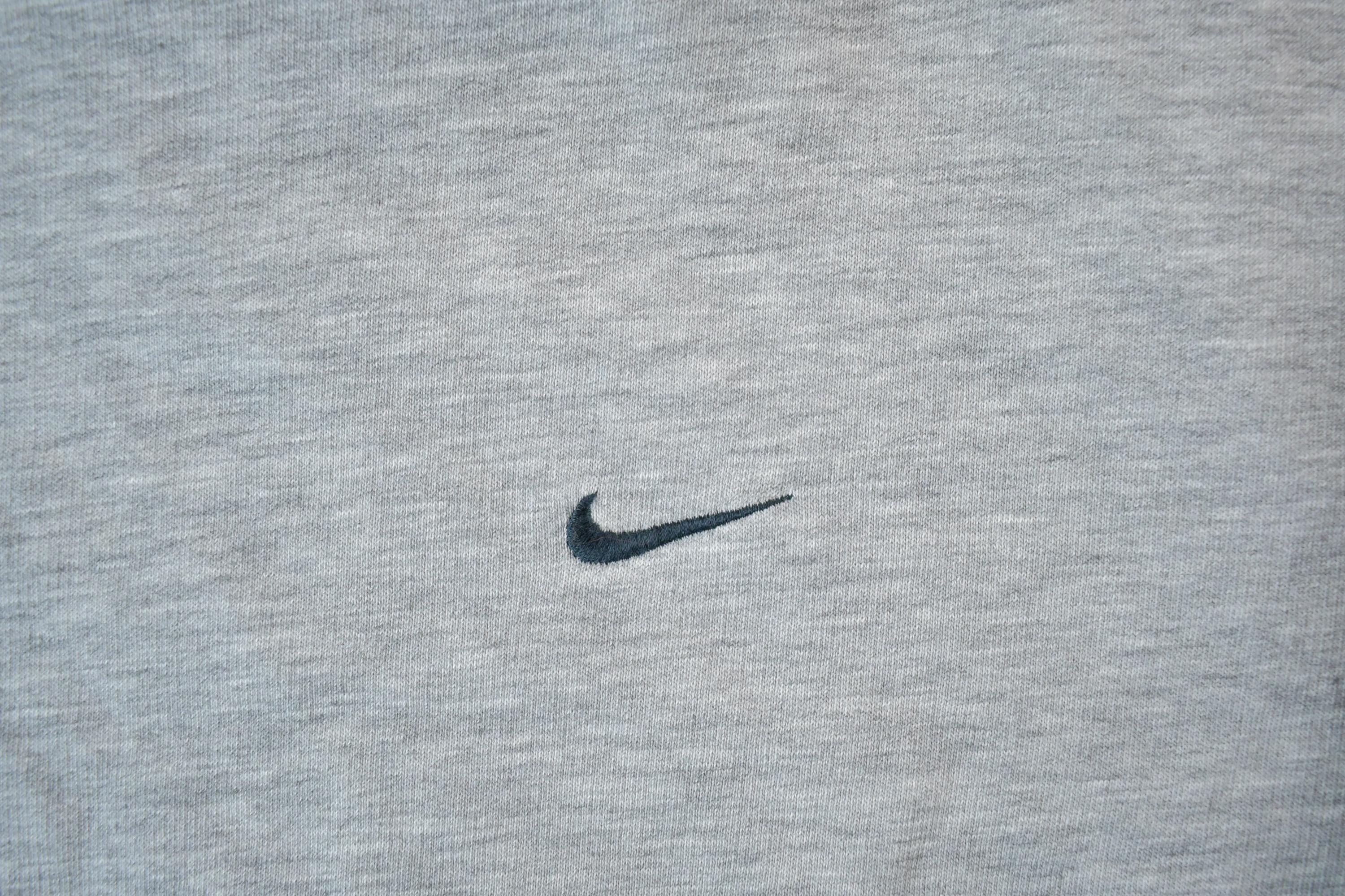 Vintage 1990s Nike Embroidered Mini Swoosh Crewneck Sweatshirt