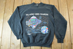 Vintage 1992 World Series Toronto Blue Jays Team Autograph Graphic MLB Crewneck Sweatshirt