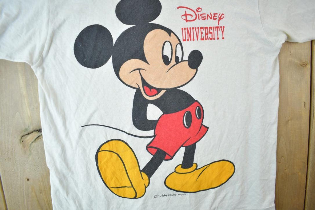 Vintage 1980s Mickey Mouse Disney University Champion T-Shirt