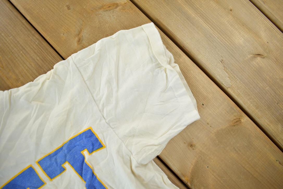 Vintage 1980s University Of Pittsburgh Pitt Collegiate Graphic T-Shirt