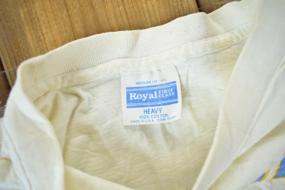 Vintage 1980s University Of Pittsburgh Pitt Collegiate Graphic T-Shirt