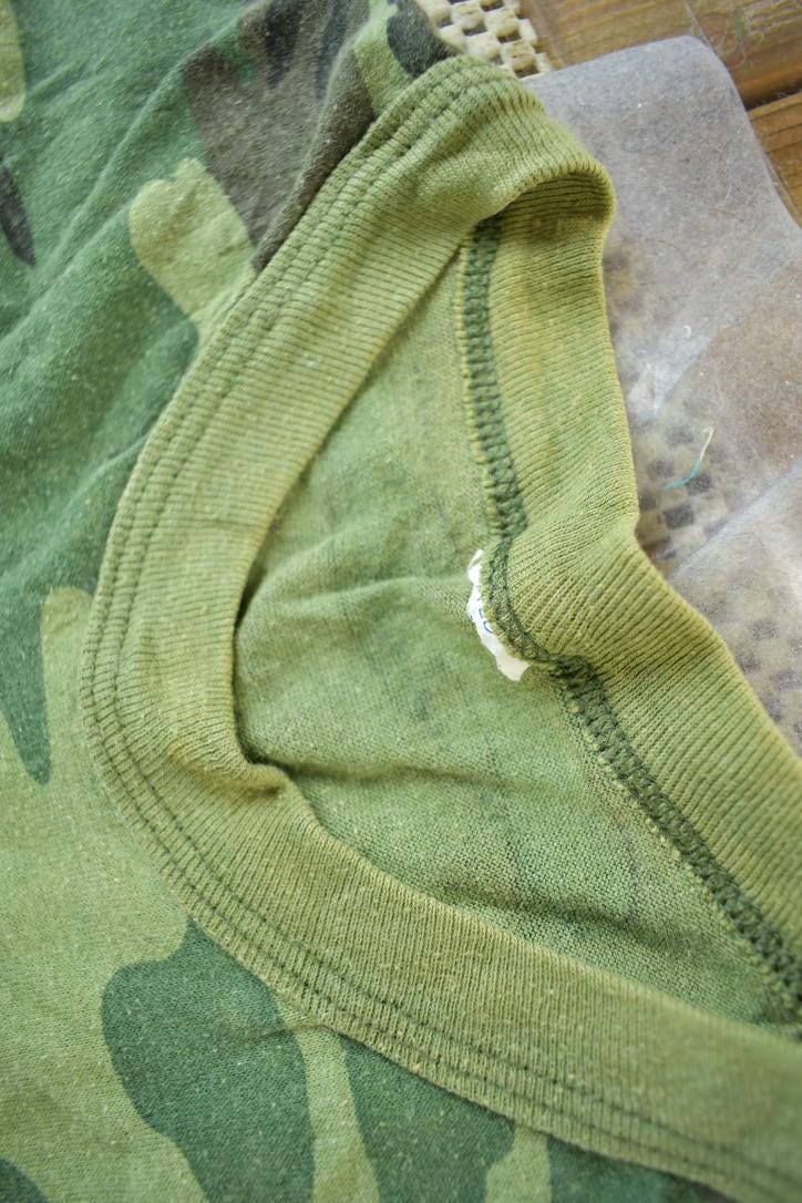 Vintage 1990s Long Sleeve Woodland Camo T-Shirt