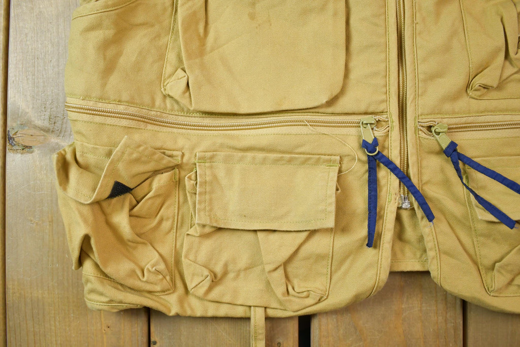 Vintage 1990s Light Fishing Tactical Vest Jacket