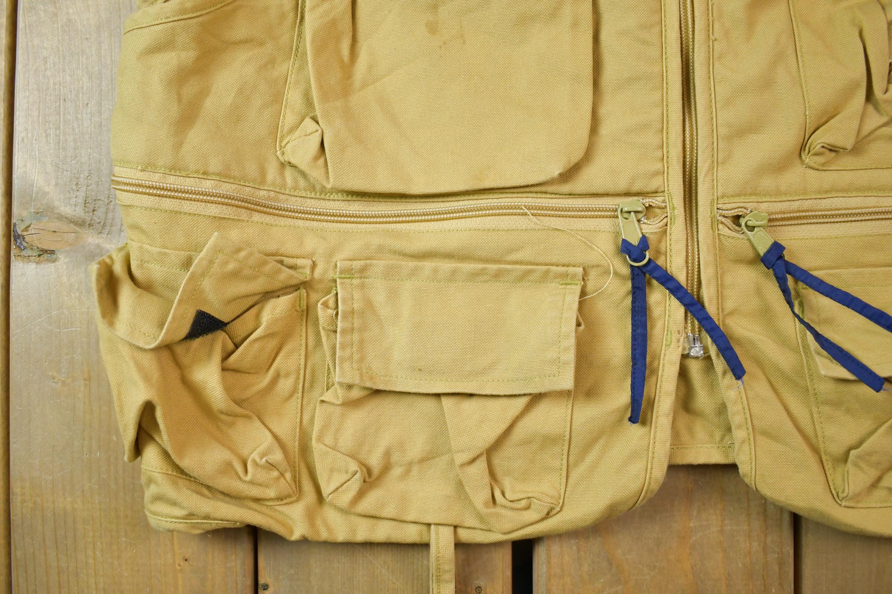 Vintage 1990s Light Fishing Tactical Vest Jacket