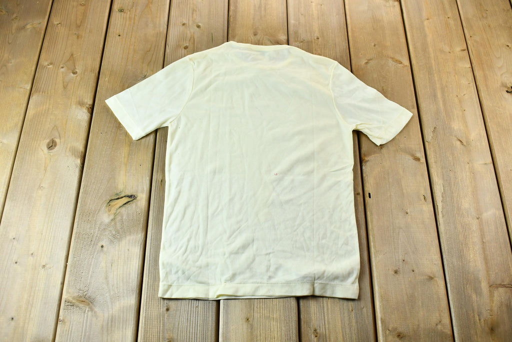 Vintage 1990s Light Yellow Helen Sue Extra Soft Single Stitch Blank T-Shirt