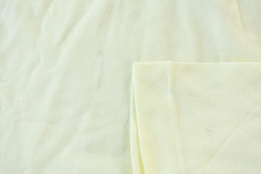 Vintage 1990s Light Yellow Helen Sue Extra Soft Single Stitch Blank T-Shirt