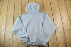 Vintage 1990s Nike Embroidered Mini Swoosh Hoodie Sweatshirt