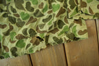 Vintage 1970s Caliber Duck Camo Button Up Shirt
