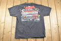Vintage 1990s Dale Jr Looney Toons Monte Carlo Race Car Racing Graphic T-Shirt