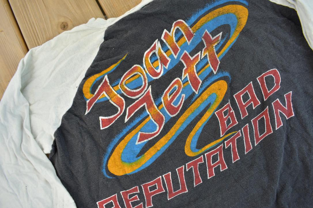 Vintage 1982 Joan Jett & The Blackhearts World Tour Raglan Band Tee