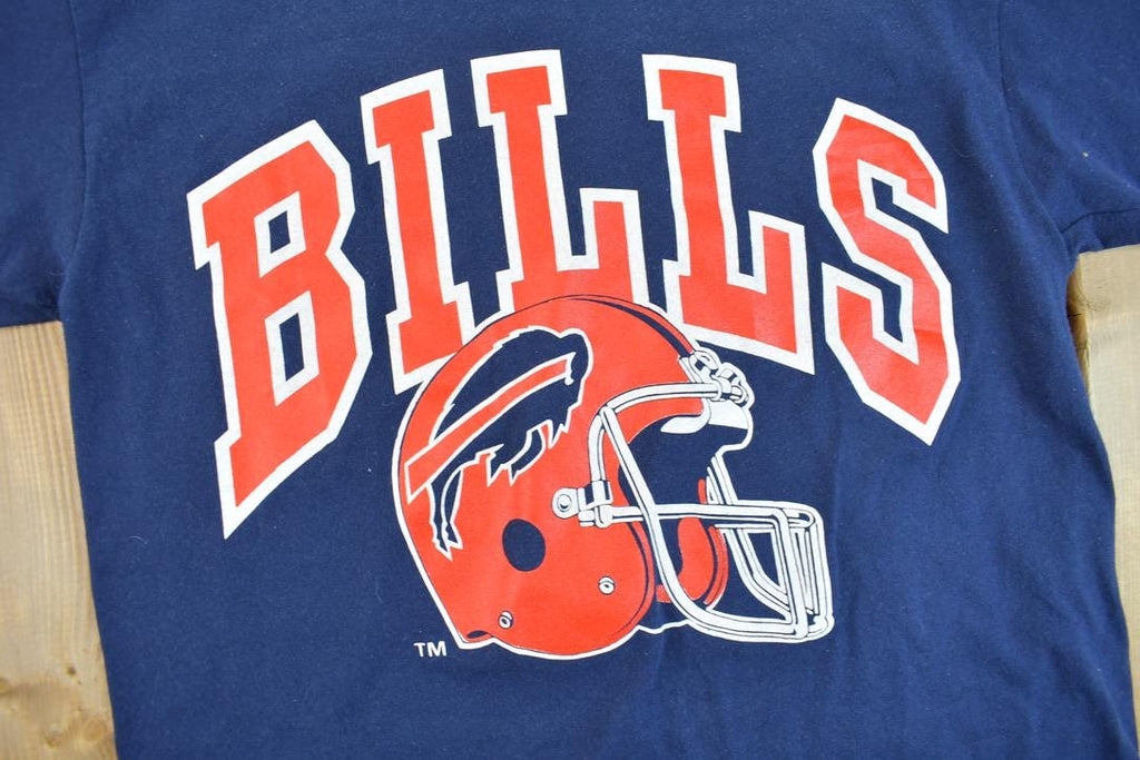 Vintage 1980s Buffalo Bills NFL Graphic T-Shirt